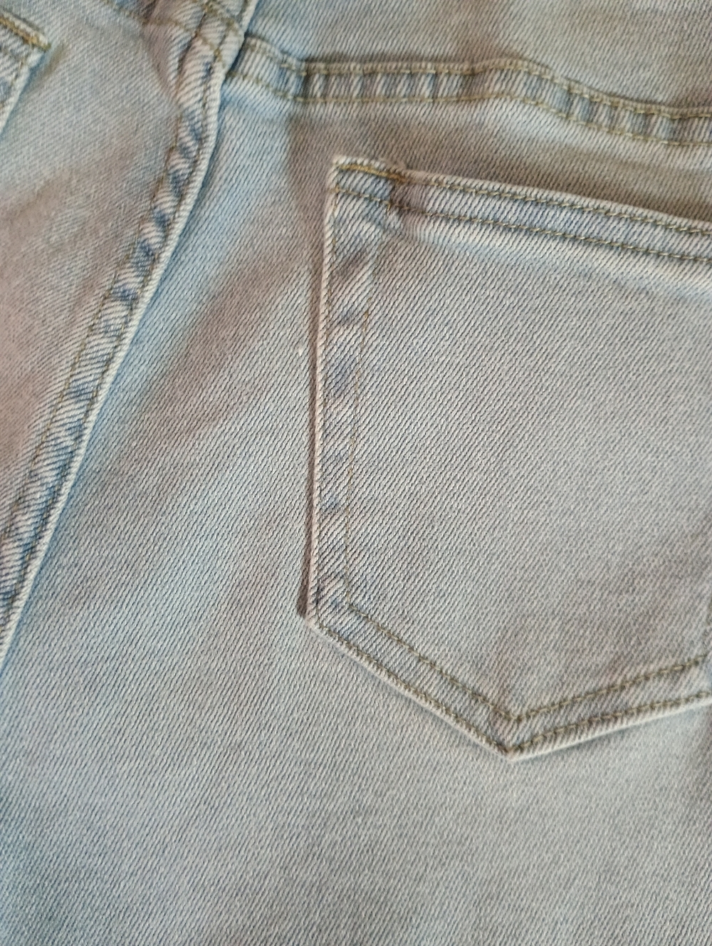 Lilac Sunset Light Blue Women's Size 3 Baggy Straight-Leg Jeans - Picture 9 of 9